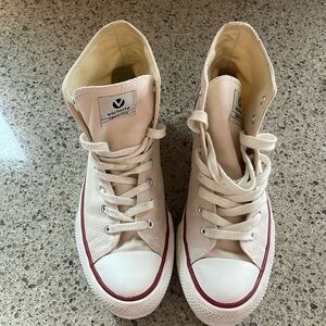 Victoria - Size 39 - cream/pale pink platform high tops